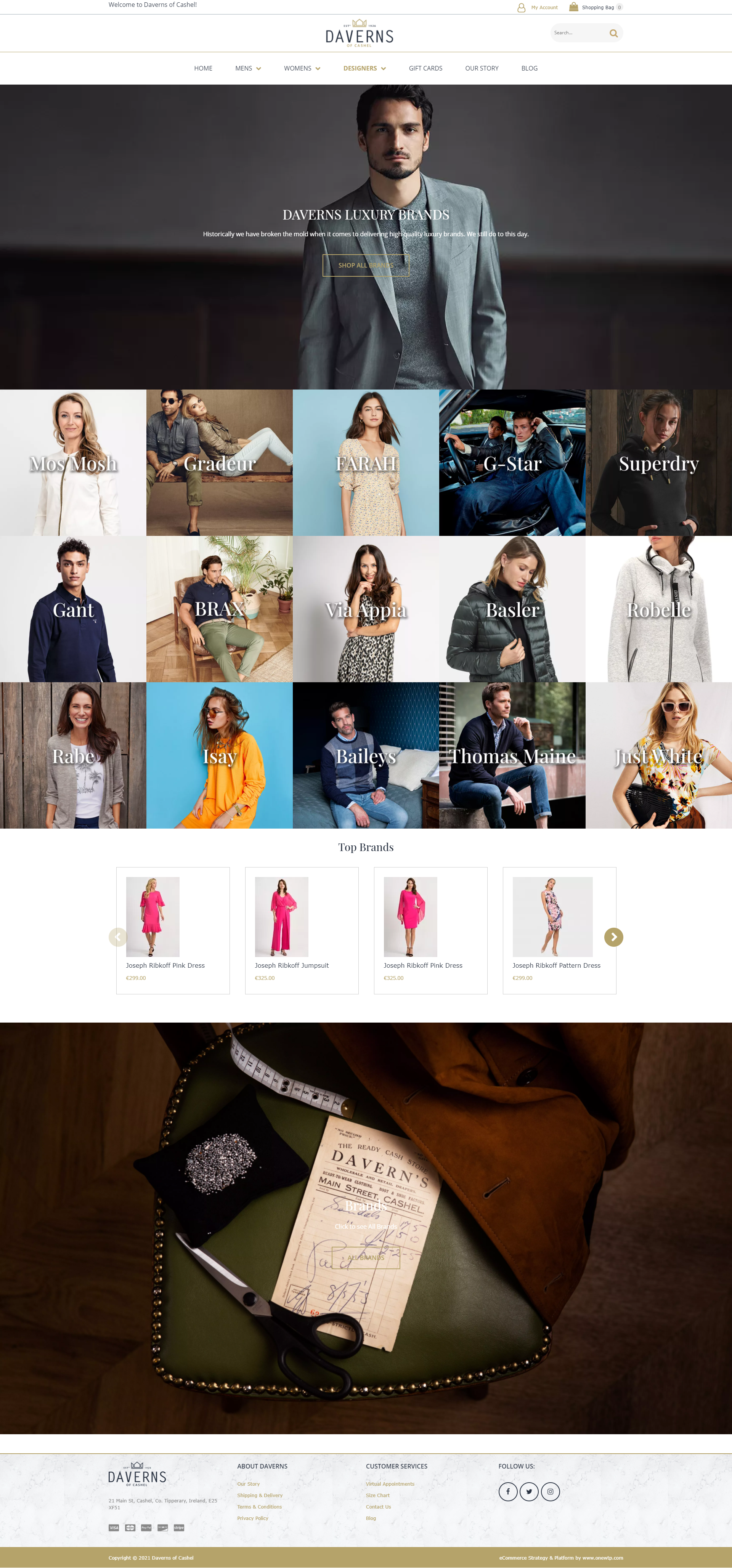 Daverns designers index page