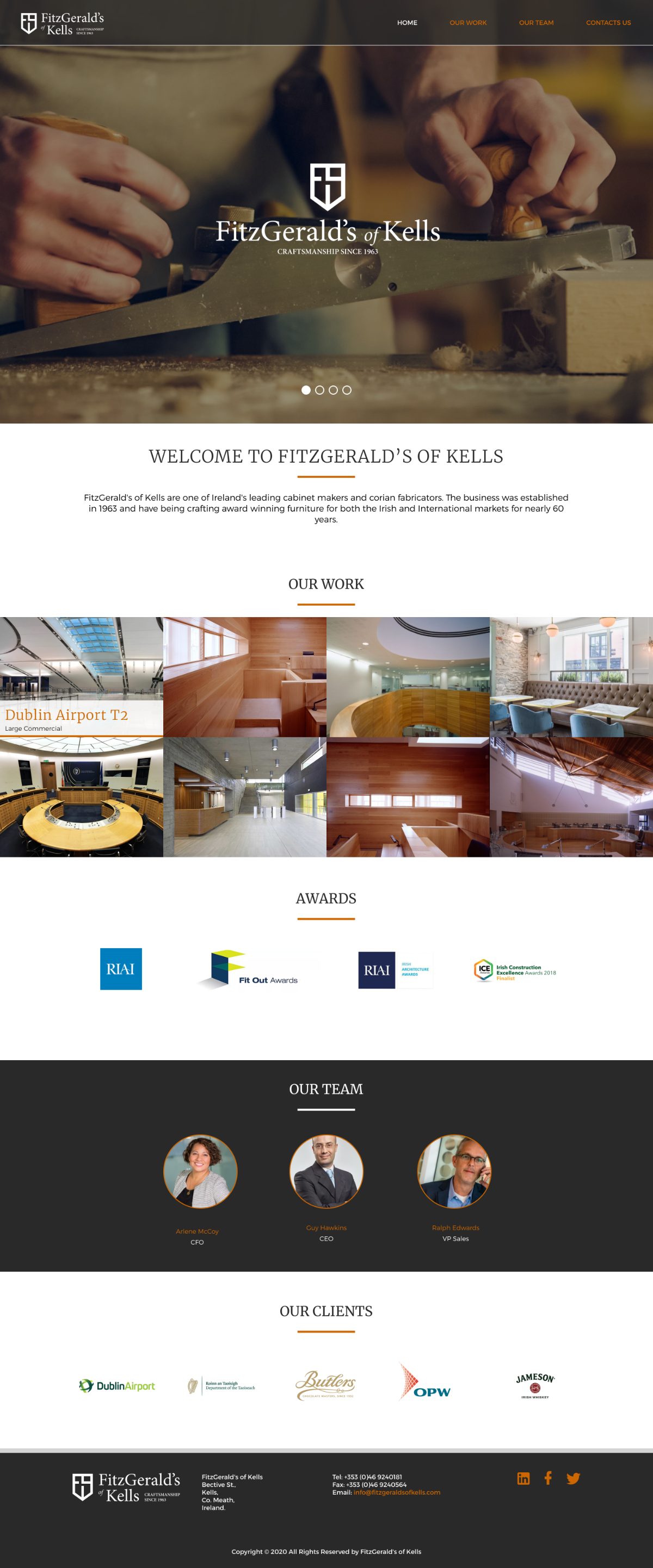 FitzGerald's of Kells home page, full length